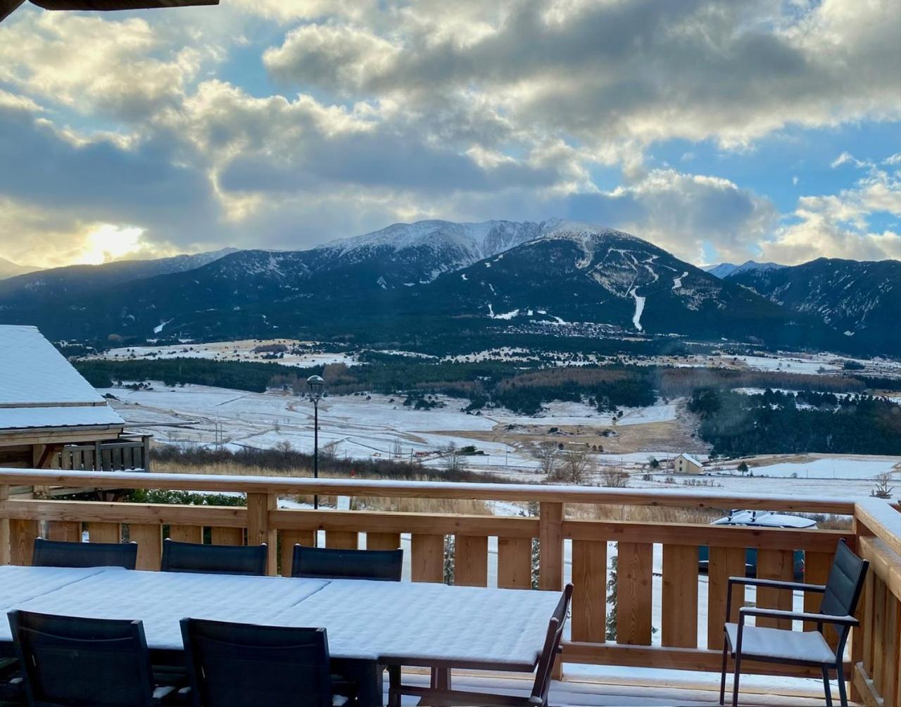 Bolquère Chalet Aguila - Jacuzzi Et Sauna Panoramique - Construit En 2023 מראה חיצוני תמונה