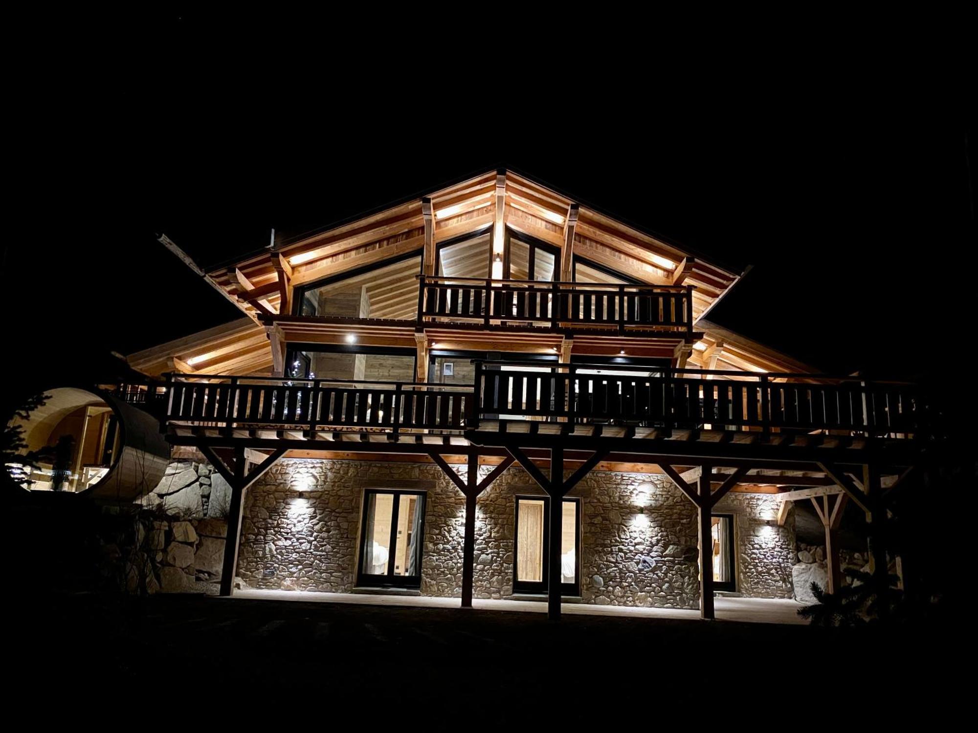 Bolquère Chalet Aguila - Jacuzzi Et Sauna Panoramique - Construit En 2023 מראה חיצוני תמונה