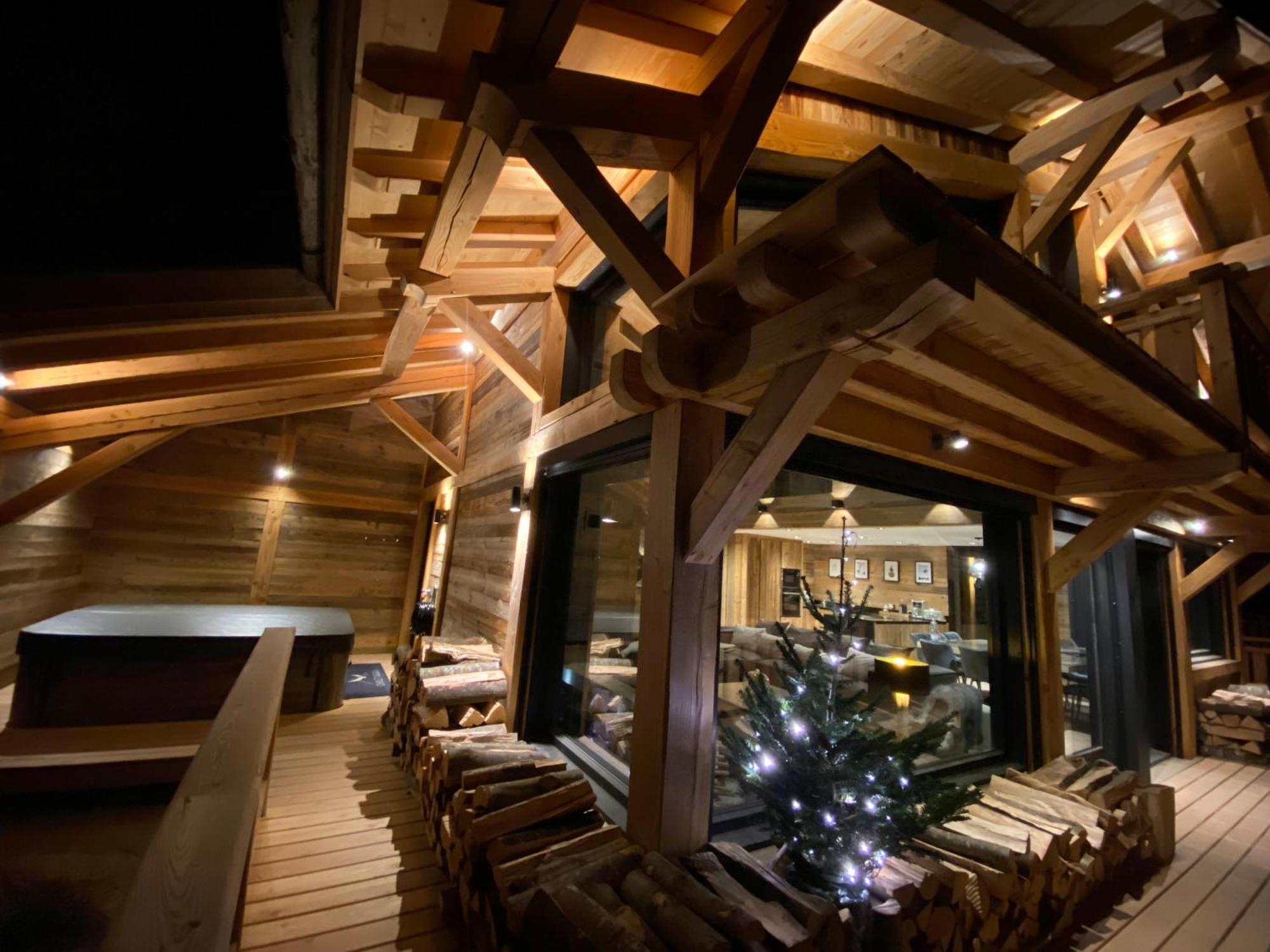 Bolquère Chalet Aguila - Jacuzzi Et Sauna Panoramique - Construit En 2023 מראה חיצוני תמונה