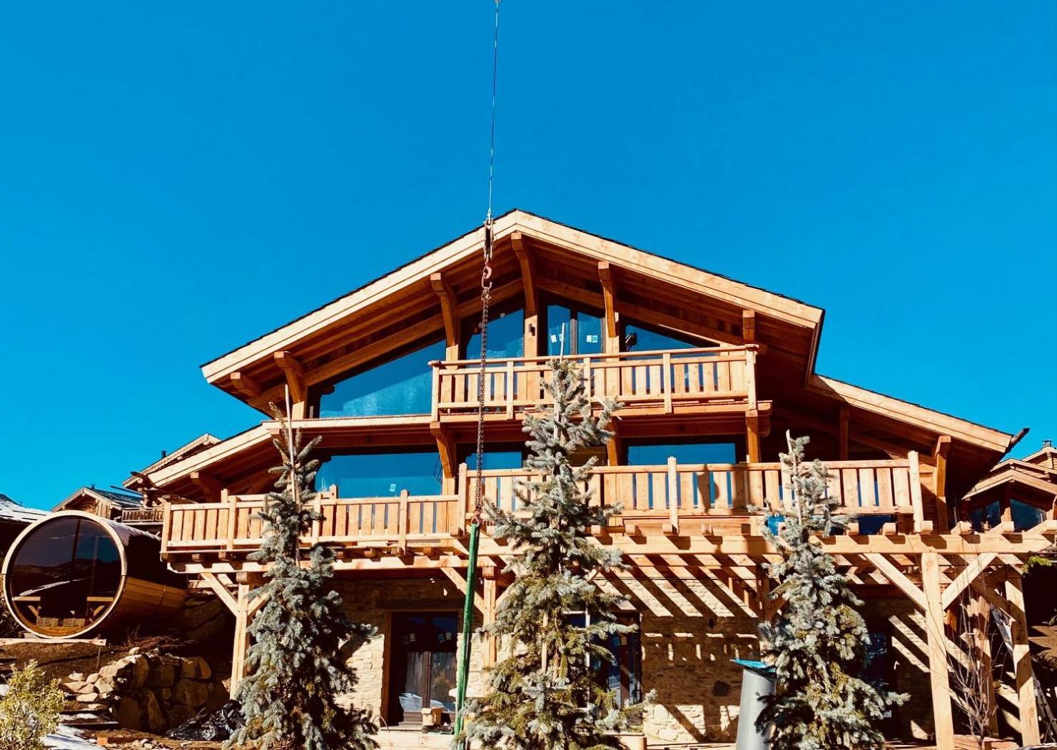 Bolquère Chalet Aguila - Jacuzzi Et Sauna Panoramique - Construit En 2023 מראה חיצוני תמונה