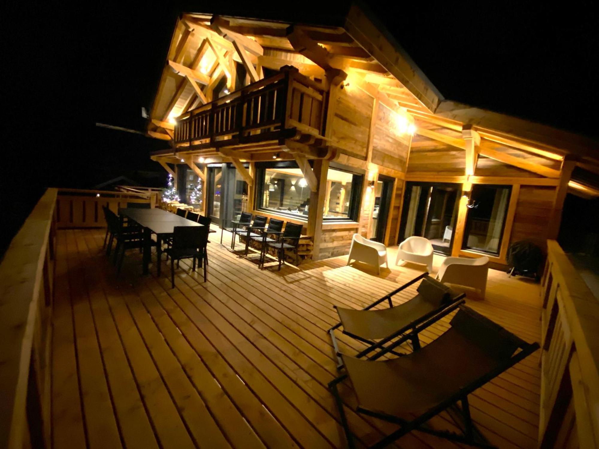 Bolquère Chalet Aguila - Jacuzzi Et Sauna Panoramique - Construit En 2023 מראה חיצוני תמונה