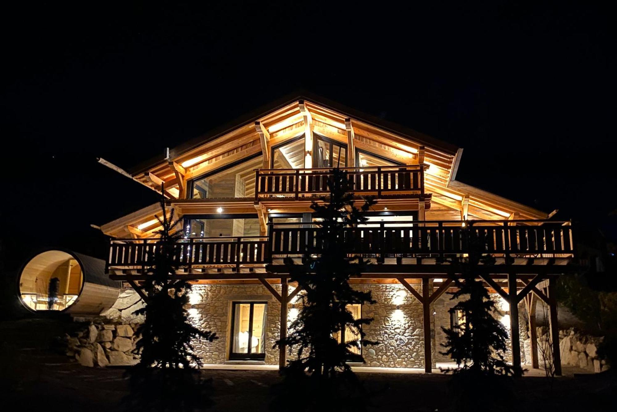 Bolquère Chalet Aguila - Jacuzzi Et Sauna Panoramique - Construit En 2023 מראה חיצוני תמונה