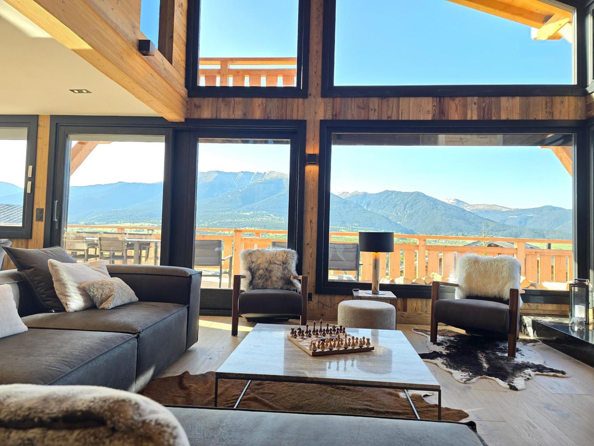 Bolquère Chalet Aguila - Jacuzzi Et Sauna Panoramique - Construit En 2023 מראה חיצוני תמונה