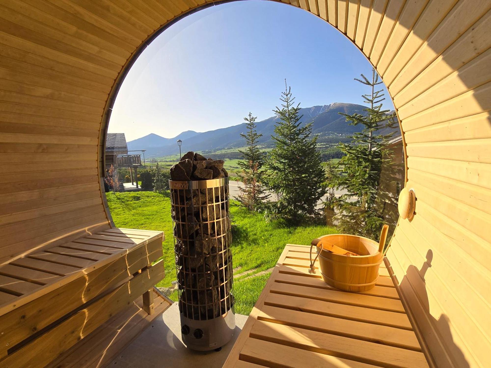 Bolquère Chalet Aguila - Jacuzzi Et Sauna Panoramique - Construit En 2023 מראה חיצוני תמונה