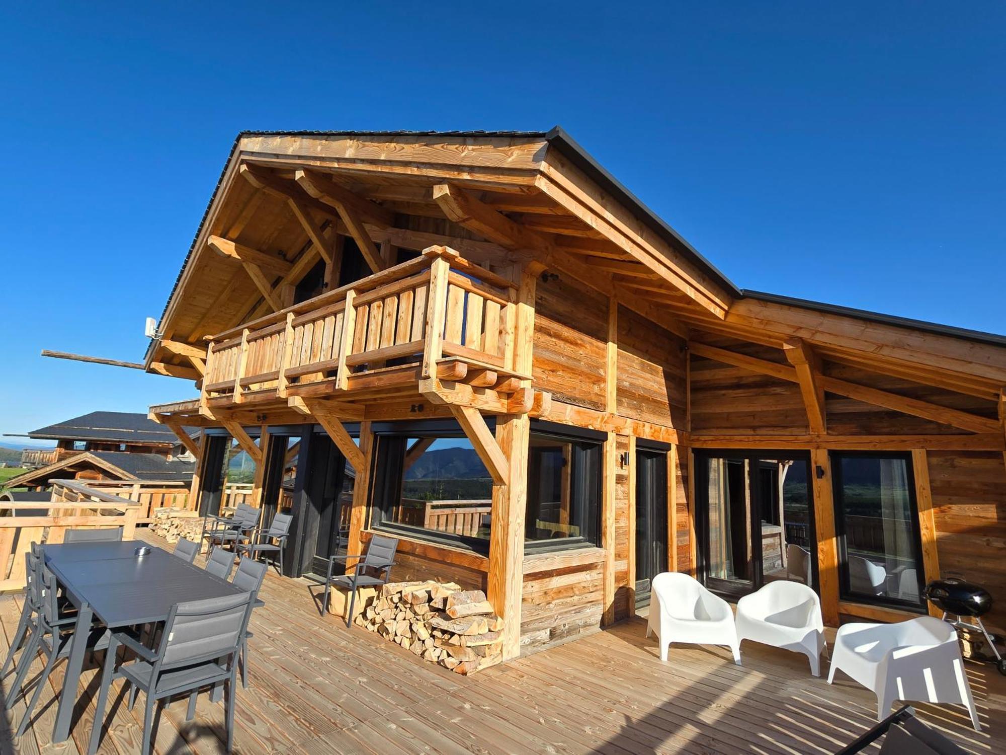 Bolquère Chalet Aguila - Jacuzzi Et Sauna Panoramique - Construit En 2023 מראה חיצוני תמונה